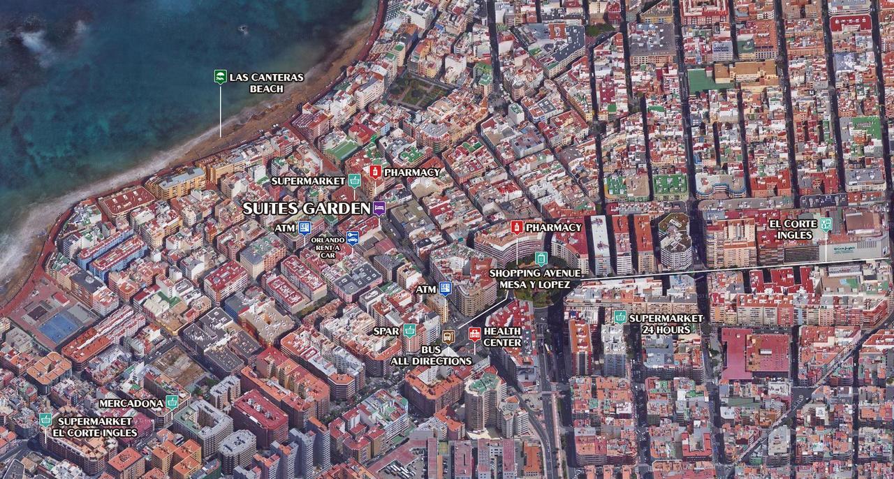 Suites Garden Loft Andy Warhol Las Palmas de Gran Canaria Exteriör bild